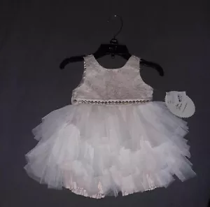 Adorable American Princess pink and white dress 12 m - Picture 1 of 7