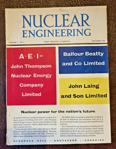 1950s Nuclear Engineering magazine - December 1956 - Picture 1 of 5