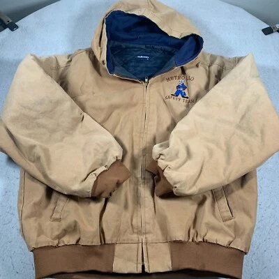 Holloway Jacket Mens XL Brown Workwear Vintage Lined Distressed - Image 1 of 4