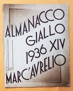 77068 Cs2 - Almanacco giallo 1936 ( XIV ) del Marc'Aurelio - - Picture 1 of 3