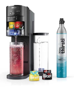 Ninja Thirsti Drink System, Soda Maker, Create Unique Sparkling & Still Drinks, - Picture 1 of 8