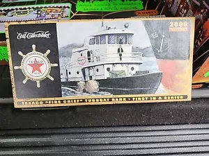 Fire Chief Tugboat Texaco Diecast Coin Bank Boat 2000 Millennium Ed. Ertl SEALED - Picture 1 of 3