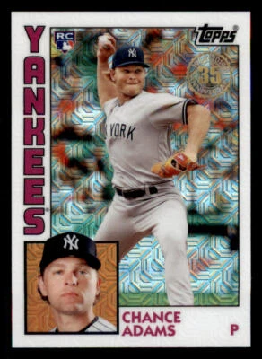 2019 Topps '84 Topps Silver Pack Chrome #T8436 Chance Adams - Image 1 of 2
