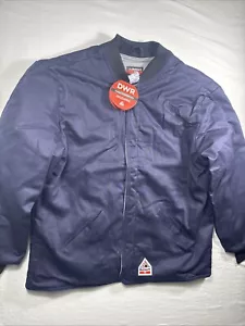 Bulwark FR Jacket Navy Blue Coat XL New With Tags - Picture 1 of 7
