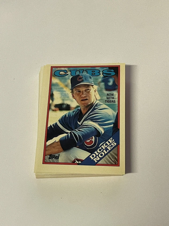 1988 Topps Tiffany Singles You Pick Chicago Cubs - Image 1 of 1