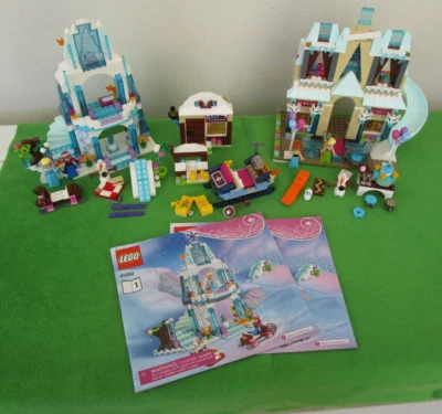 LOTE 3 JUEGOS LEGO PRINCESA CONGELADA DISNEY: CASTILLO 41062; TRINEO 41066; ARENDALE 41068 Foto 1 de 4