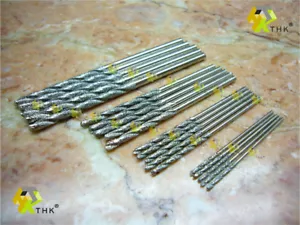 20 Stück 1mm - 2,5mm Neu THK Diamant Spiralbohrer Bohrkrone Stein Marmor Schmuck - Bild 1 von 3