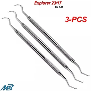 Endodontic Explorer Probes 23/6 Hook Tip Scaler Tartar Remover Diagnostic Tools - Picture 1 of 5