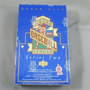 1993 Upper Deck Series 2 tarjetas de béisbol caja sellada de fábrica Jeter Control - Imagen 1 de 6