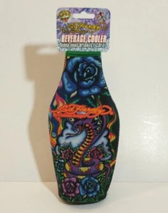 VTG New Ed Hardy Rare Reusable Bottle Insulator Sleeve by Christian Audigier - Picture 1 of 4