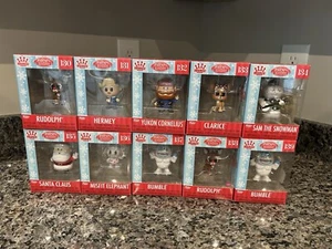 Funko Minis Rudolph the Red Nosed Reindeer Complete Set all 10 130-139 Flocked - Picture 1 of 18