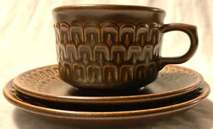 Vintage Retro Wedgwood Pennine Flat top Cup, Saucer, Side Plate - Picture 1 of 9