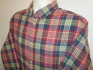 H&M L.O.G.G. Label of Greater Goods Herren Freizeit Button Down Hemd Large kariert - Bild 1 von 5