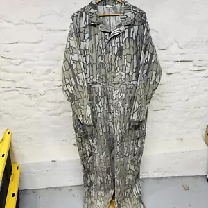 Vintage 80s Streetwear Mens XL Trebark Camouflage Faded Coveralls Suit USA - Picture 1 of 10