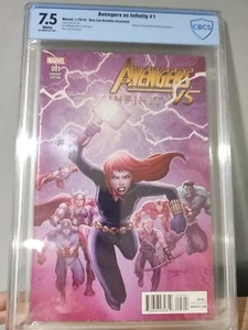 Comic Avengers vs Infinity #1 1:25 "CBCS 7.5" Ron Lim Variant Marvel 2016 - Picture 1 of 2