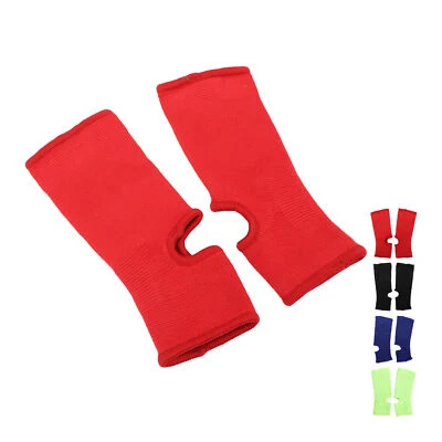 1 Pair Ankle Brace Sleeve Flexible Comfortable Compression Sanda Muay Thai - Image 1 of 4