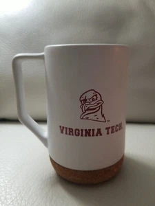 Virginia Tech Coffee Mug Cup W Cork Bottom, Tall Mug - Picture 1 of 9