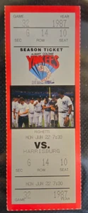1987 Yankees Season Ticket (Set of 3) - Picture 1 of 4