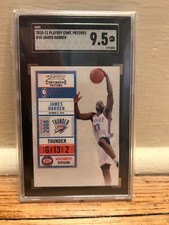 James Harden 2010-11 Playoff Contenders Patches - SGC 9.5 OKC Thunder🔥