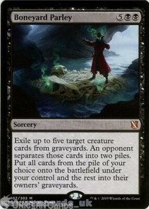Boneyard Parley :: Commander 2019 :: C19-EN-107 Mythic Rare Mint MTG Card