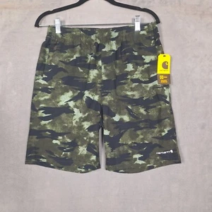 Carhartt shorts Boys XL 18/20 (29 waist) stretch Force Camo work shorts NWT - Picture 1 of 12