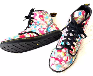 RARE Doc Marten x Sanrio Hello Kitty Collaboration Hightop Sneaker Boots Size 8 - Bild 1 von 14
