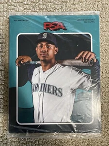 JULIO RODRIGUEZ Sigillato Aprile 2023 PSA Magazine Copertina Guida Prezzi JROD Mariners - Foto 1 di 2