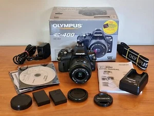 Olympus Evolt E400 10MP CCD DSLR Camera + 17.5-45mm Zoom Lens - Boxed - M2016 - Picture 1 of 21