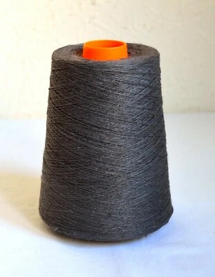 Hilos de lino 100 % natural, cono de 1,1 lb / 500 gramos, 3 capas Foto 1 de 3