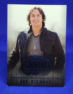 2014 Panini Country Music Joe Nichols #35- Blue /199