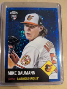 2022 Topps Chrome Platinum Blue Mini-Diamond Refractors Mike Baumann /199 - NM - Picture 1 of 1