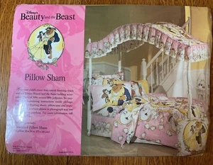 Vintage Walt Disney Company Die Schöne & das Biest Standard Kissen Schein: in Verpackung - Bild 1 von 2