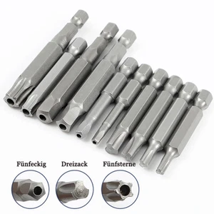Magnetisches Fünfsterne/Fünfkant-Bits Magnetschlüssel-Bohrer-Bit-Set Langlebiger - Bild 1 von 24