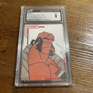 Hellboy Animated Sword of Storms Sketch Card SK13 082/277 William O’Neil 2007 - Picture 1 of 4