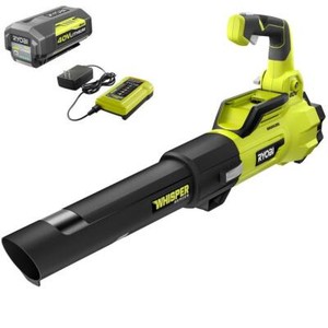 RYOBI RY40470VNM 40-Volt Lithium-Ion Brushless Cordless Leaf Blower w/ Battery