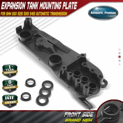 Placa de montaje del tanque de expansión para BMW E60 E61 525i 528i E65 760i transmisión automática Foto 1 de 4