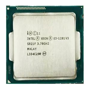 Intel Xeon E3-1281 V3 3.7GHz 4 cores 8MB SR21F Socket LGA1150 CPU Processor - Picture 1 of 3