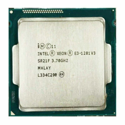 Intel Xeon E3-1281 V3 3.7GHz 4 cores 8MB SR21F Socket LGA1150 CPU Processor  - Image 1 of 3