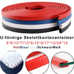 Auto Tür Kantenschutz Streifen Gummi U-Profil Schutz Dichtung Trim Mehrfarbig - Picture 1 of 31