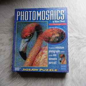 PHOTOMOSAICS Puzzle Robert Silvers Art Flamingo Art Puzzle flamingo Puzzle - Picture 1 of 7