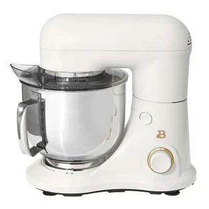Beautiful 5.3 Qt Stand Mixer, Lightweight & Powerful with Tilt-Head, White Icing - Picture 1 of 12