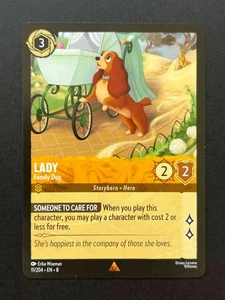 Disney Lorcana Reign of Jafar - Lady Family Dog - Rare Non-Foil #11 - Picture 1 of 2