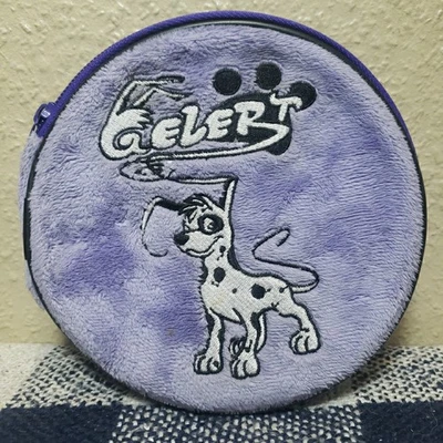Vintage 2005 Neopets Purple Spotted Gelert CD DVD Case Game Holder Plush - Image 1 of 4