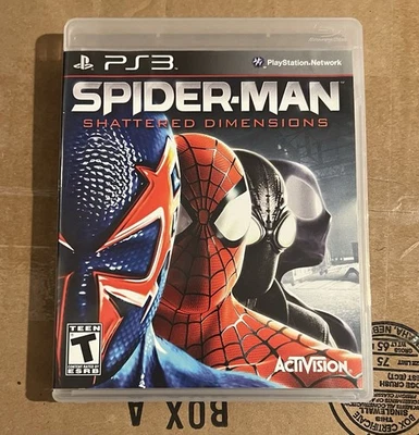 Spiderman: Shattered Dimensions PS3 Sony PlayStation 3 Case And Manual Only  - Image 1 of 3
