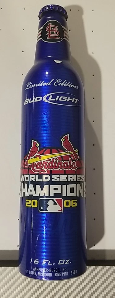 Botella de cerveza STL Cardinals World Series Champion Budweiser 2006 edición limitada Foto 1 de 1