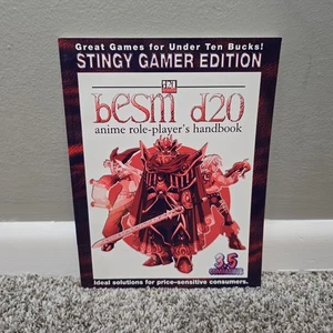 BESM d20 Anime Role-Player's Handbook - Stingy Gamer Edition - 3.5 compatible - Picture 1 of 2