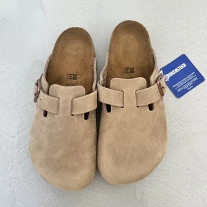 Birkenstock Boston Oiled Leather Clogs. Tobacco Brown. EU 38 / UK 5 (Regular) - Picture 1 of 8