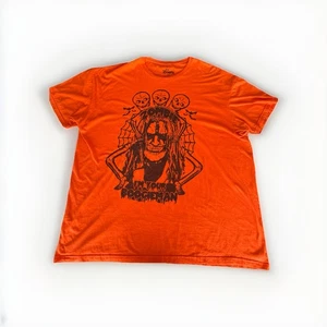 Rob Zombie Band Tee Shirt Men Medium Orange Black Horror Rock Goth Alt Boogeyman - Picture 1 of 6