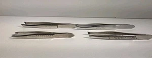 Lot Of 4 - Vintage Revlon Millers Forge Slanted Tip Deluxe Tweezer - Picture 1 of 9