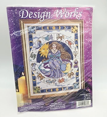 Design Works Horoscopes Astrology Counted Cross Stitch Kit 9886 Joan Elliot NEW - Image 1 of 4